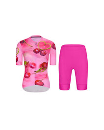 RIVANELLE Kurzarm Radtrikot und Shorts - CHERIE - Cyclamen/Rosa